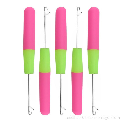Crochet Needle Small Hook And Big Hook Crochet Needle Set Latch Hook Tool for Crochet Braiding Hair